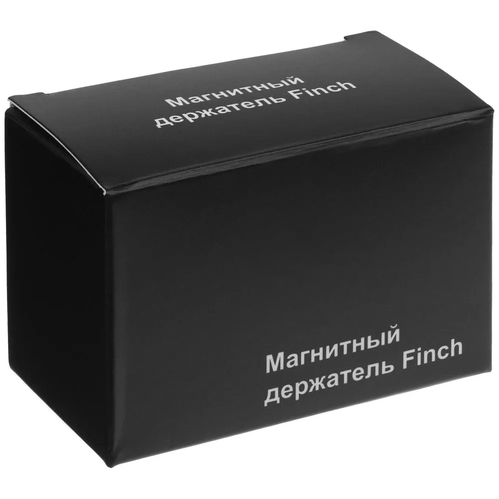 Магнитный держатель для смартфонов Finch, черный заказать онлайн с вашим дизайном на заказ в Москве и области