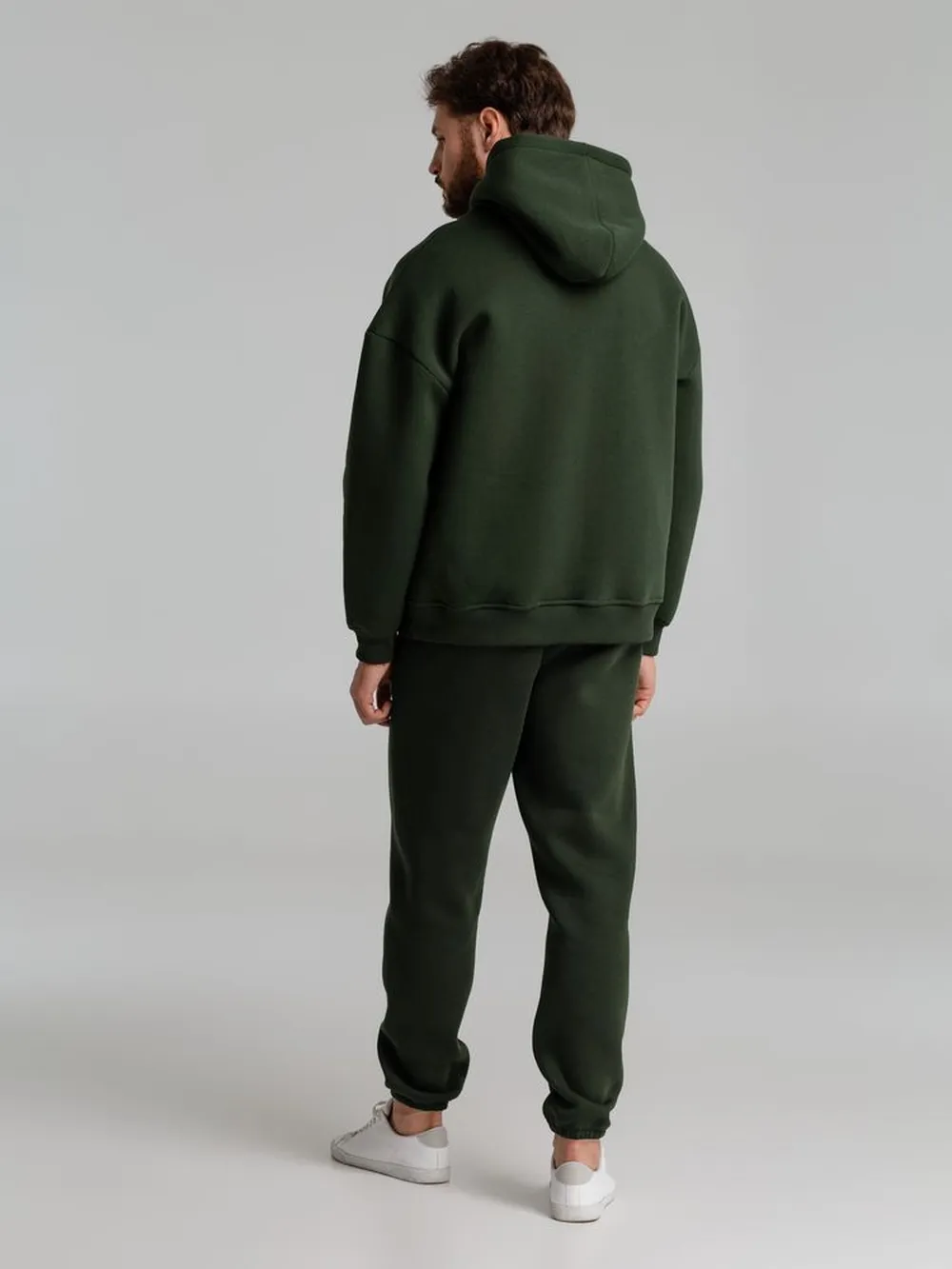 Худи Kulonga Oversize, темно-зеленый (хаки), размер 3XL/4XL заказать онлайн с вашим дизайном на заказ в Москве и области