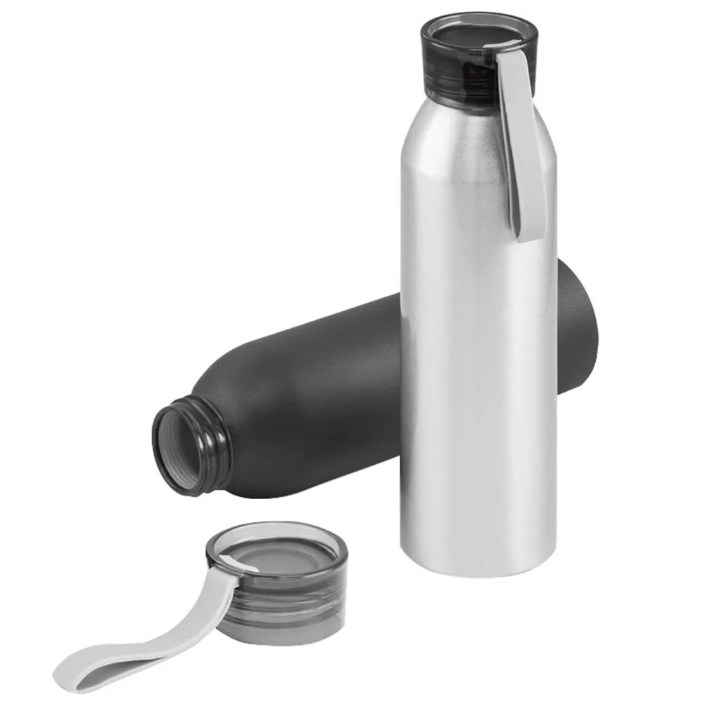 Спортивная бутылка для воды Rio, серебристая заказать онлайн с вашим дизайном на заказ в Москве и области