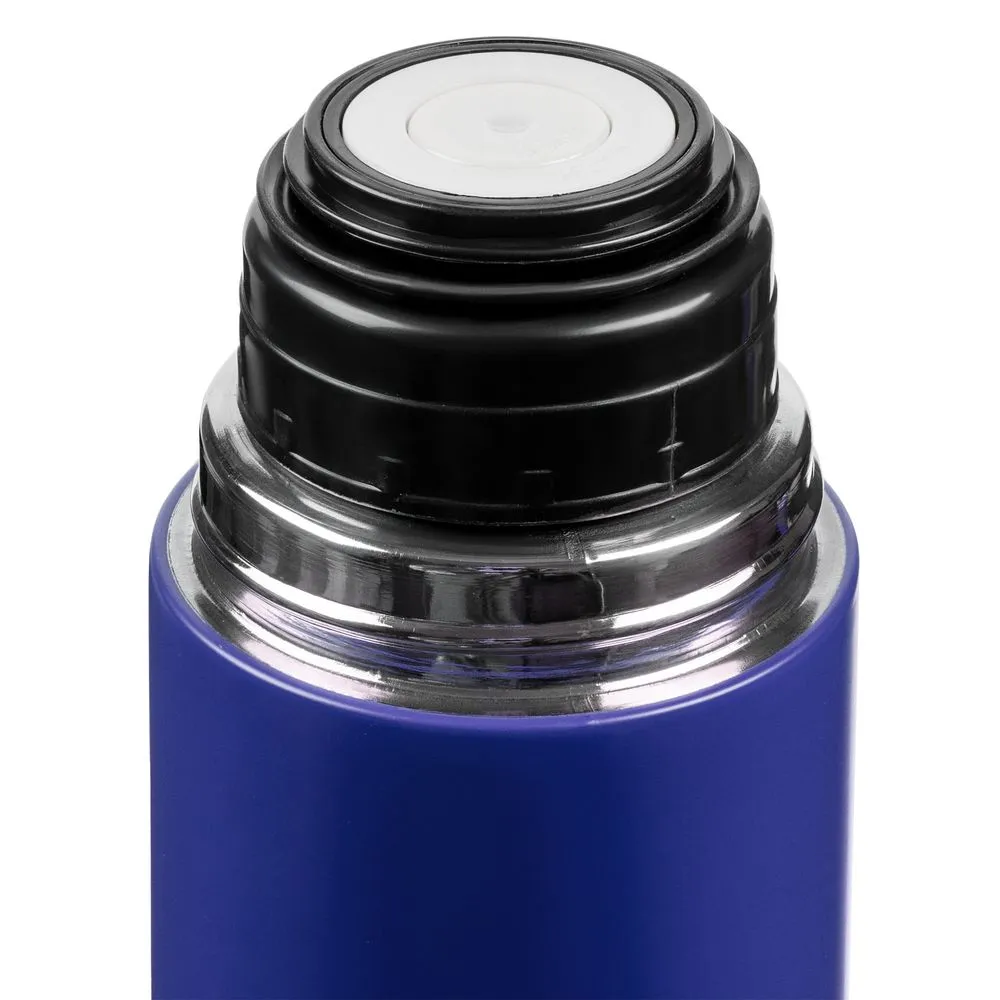 Термос Hiker 750, синий заказать онлайн с вашим дизайном на заказ в Москве и области