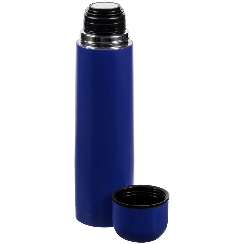 Термос Hiker 750, синий заказать онлайн с вашим дизайном на заказ в Москве и области