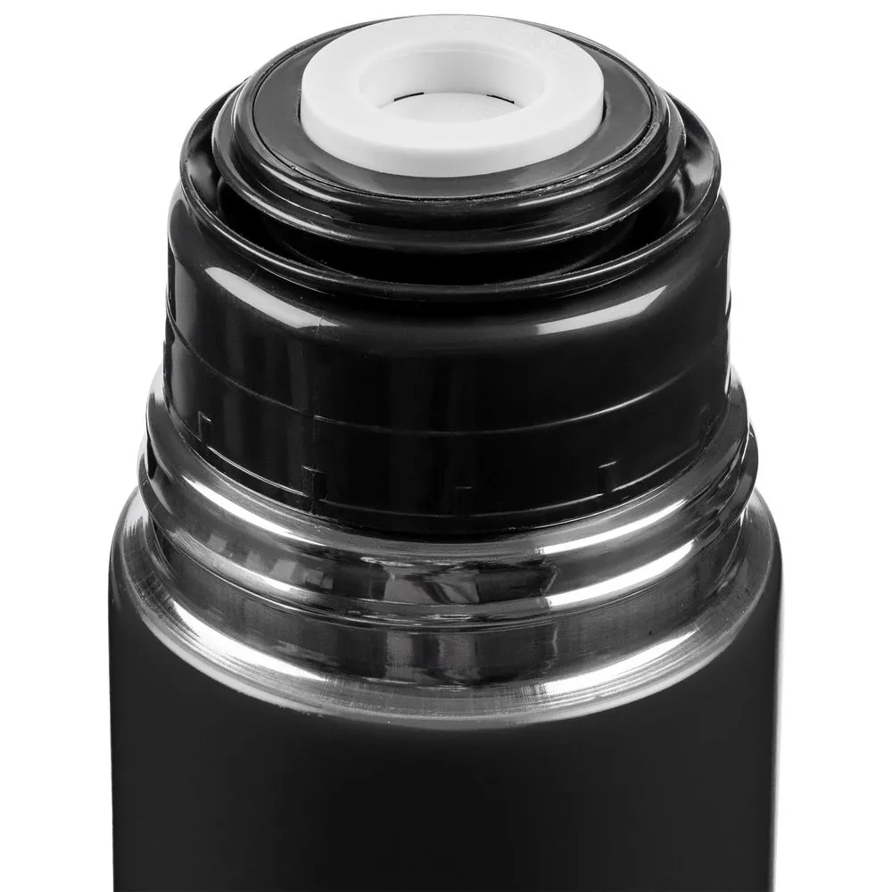 Термос Ammo 1000, черный заказать онлайн с вашим дизайном на заказ в Москве и области