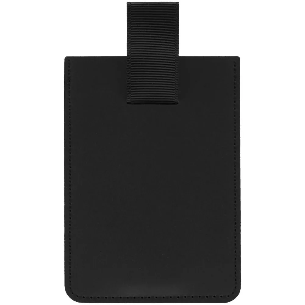 Футляр для карт Poppy с RFID-защитой, черный заказать онлайн с вашим дизайном на заказ в Москве и области
