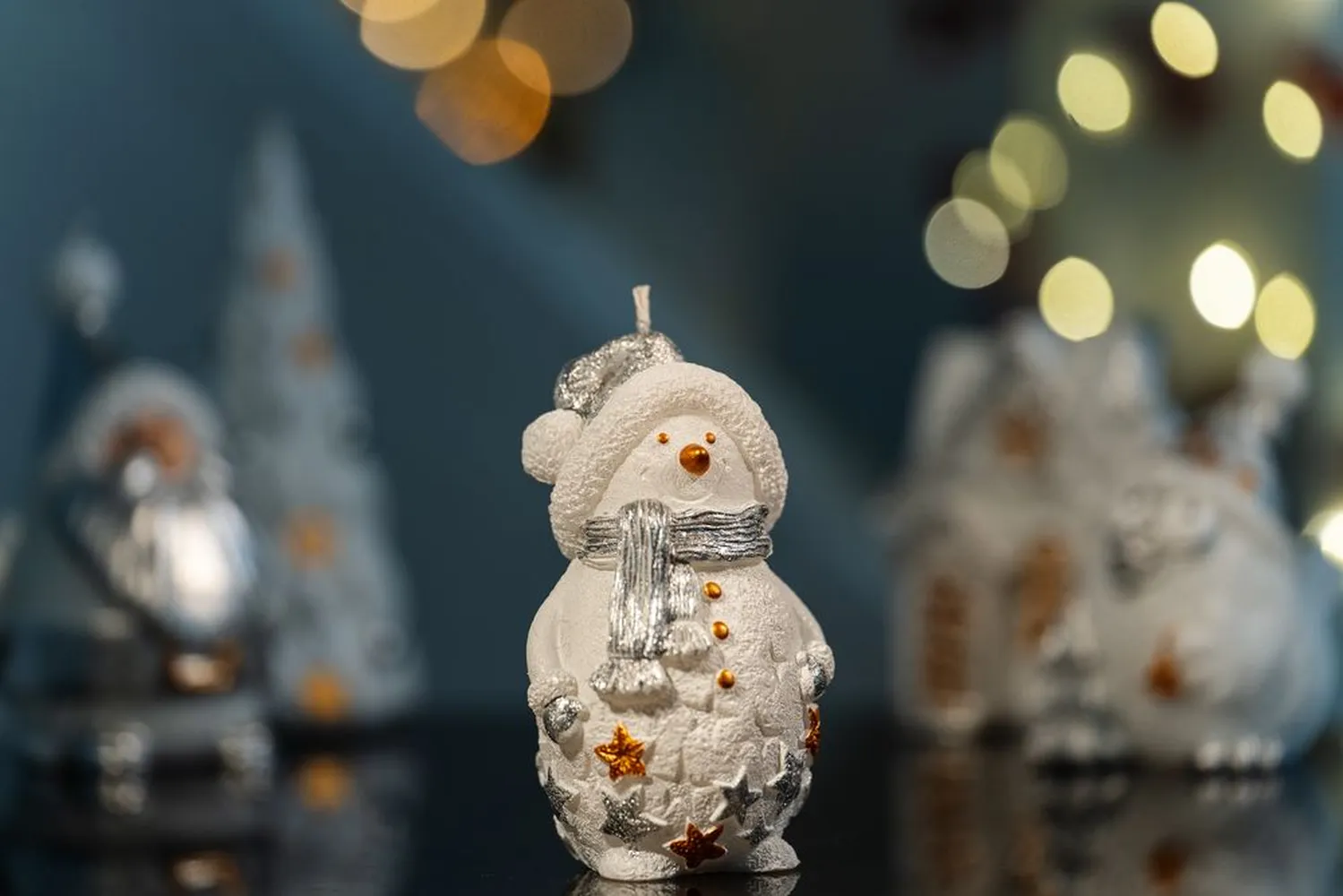 Свеча Christmas Twinkle, снеговик заказать онлайн с вашим дизайном на заказ в Москве и области