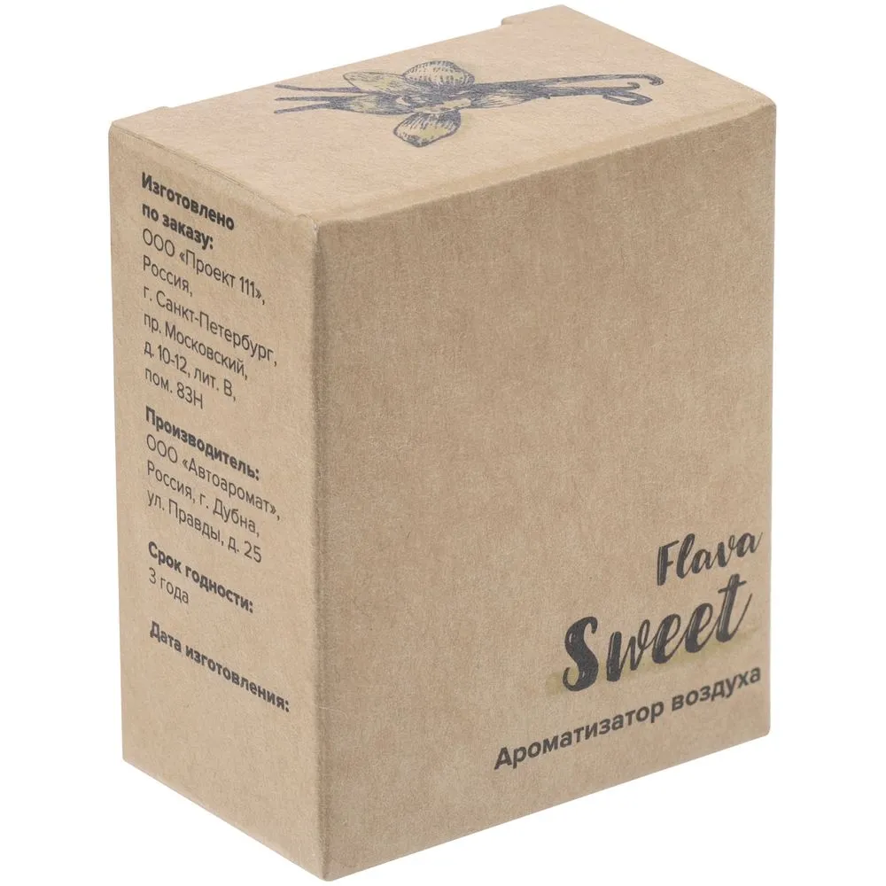 Ароматизатор воздуха Flava Sweet, ваниль заказать онлайн с вашим дизайном на заказ в Москве и области