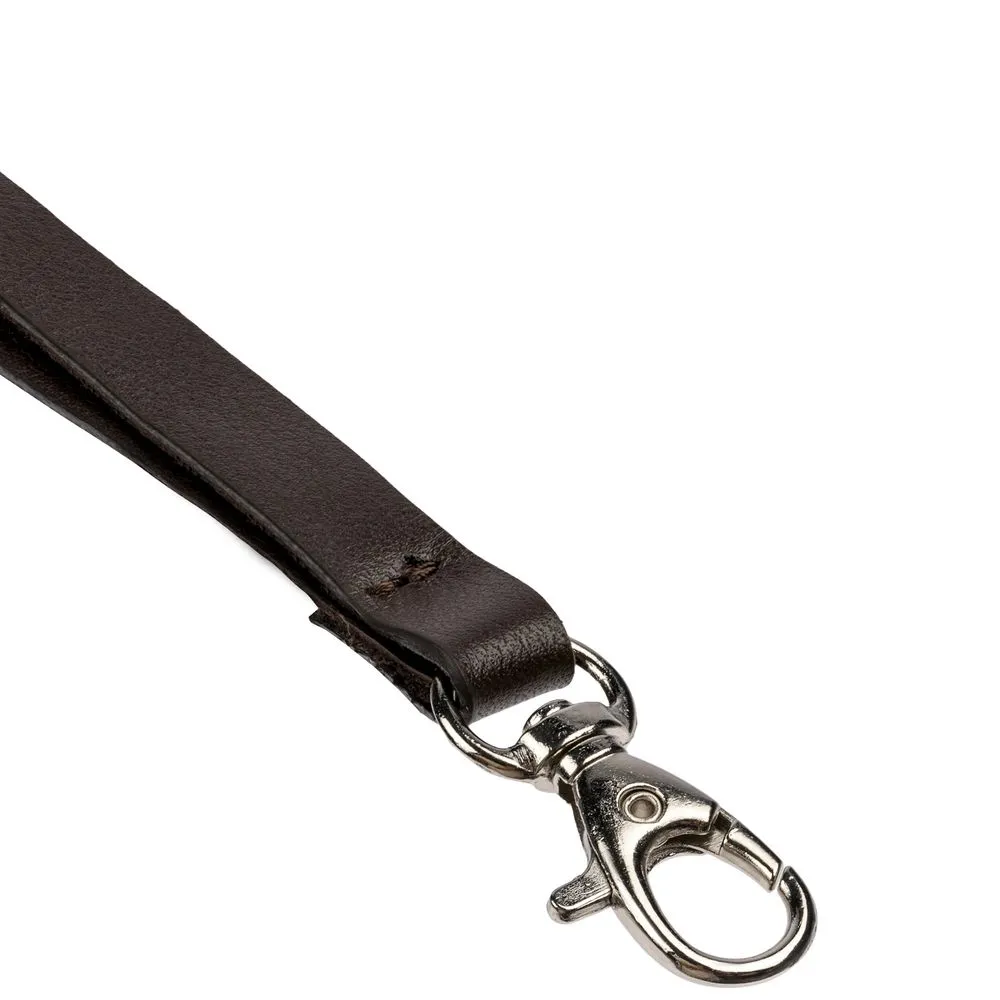 Лента для бейджа Leather Long заказать онлайн с вашим дизайном на заказ в Москве и области