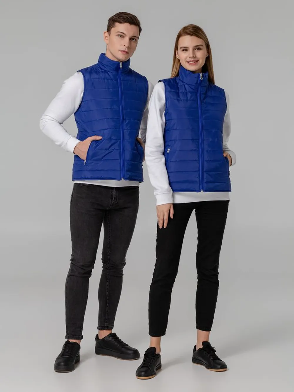 Жилет двусторонний Climb, ярко-синий (сапфир), размер XL заказать онлайн с вашим дизайном на заказ в Москве и области