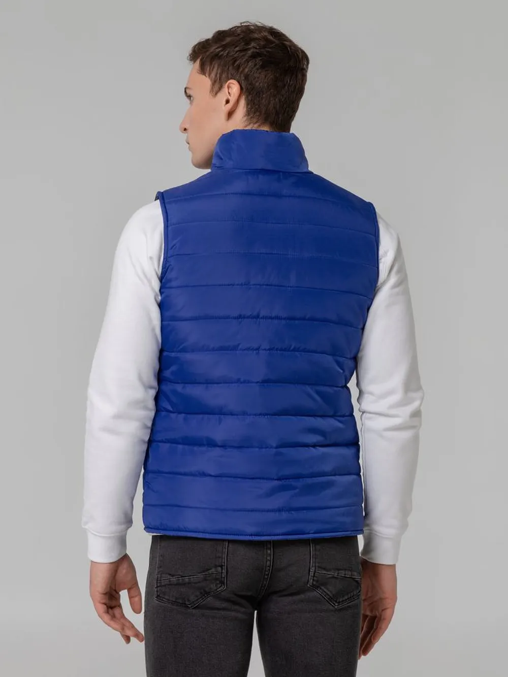 Жилет двусторонний Climb, ярко-синий (сапфир), размер XL заказать онлайн с вашим дизайном на заказ в Москве и области