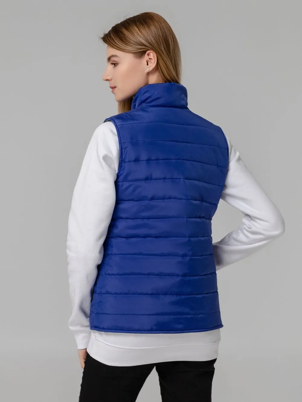 Жилет двусторонний Climb, ярко-синий (сапфир), размер XL заказать онлайн с вашим дизайном на заказ в Москве и области