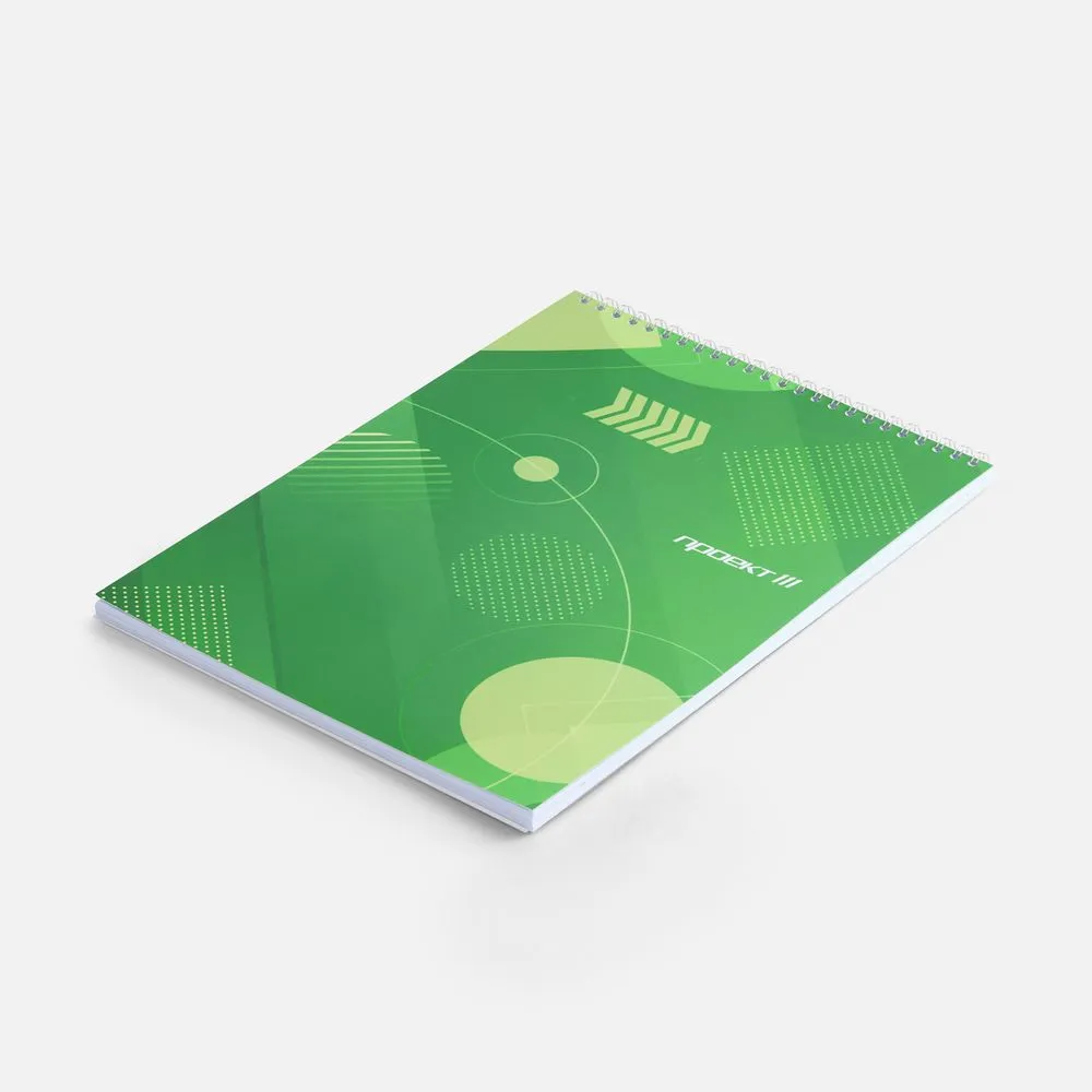 Блокнот на заказ Sketch Print M, в клетку заказать онлайн с вашим дизайном на заказ в Москве и области