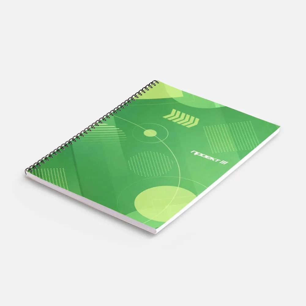 Блокнот на заказ Sketch Print M, в клетку заказать онлайн с вашим дизайном на заказ в Москве и области