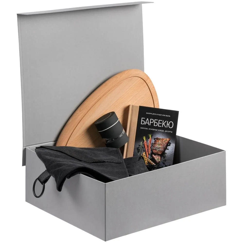 Коробка My Warm Box, серая заказать онлайн с вашим дизайном на заказ в Москве и области