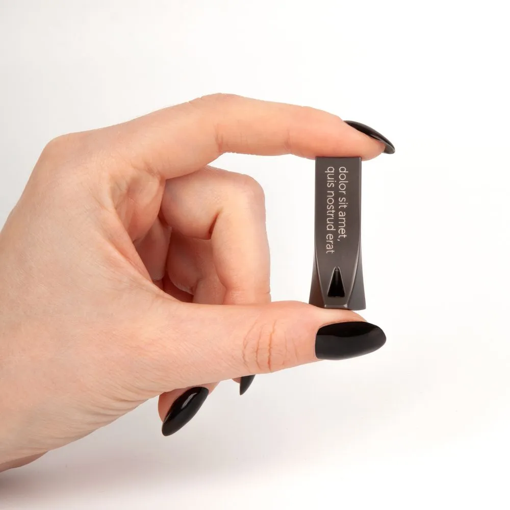 Флешка Ergo Style Black, USB 3.0, черная, 32 Гб заказать онлайн с вашим дизайном на заказ в Москве и области