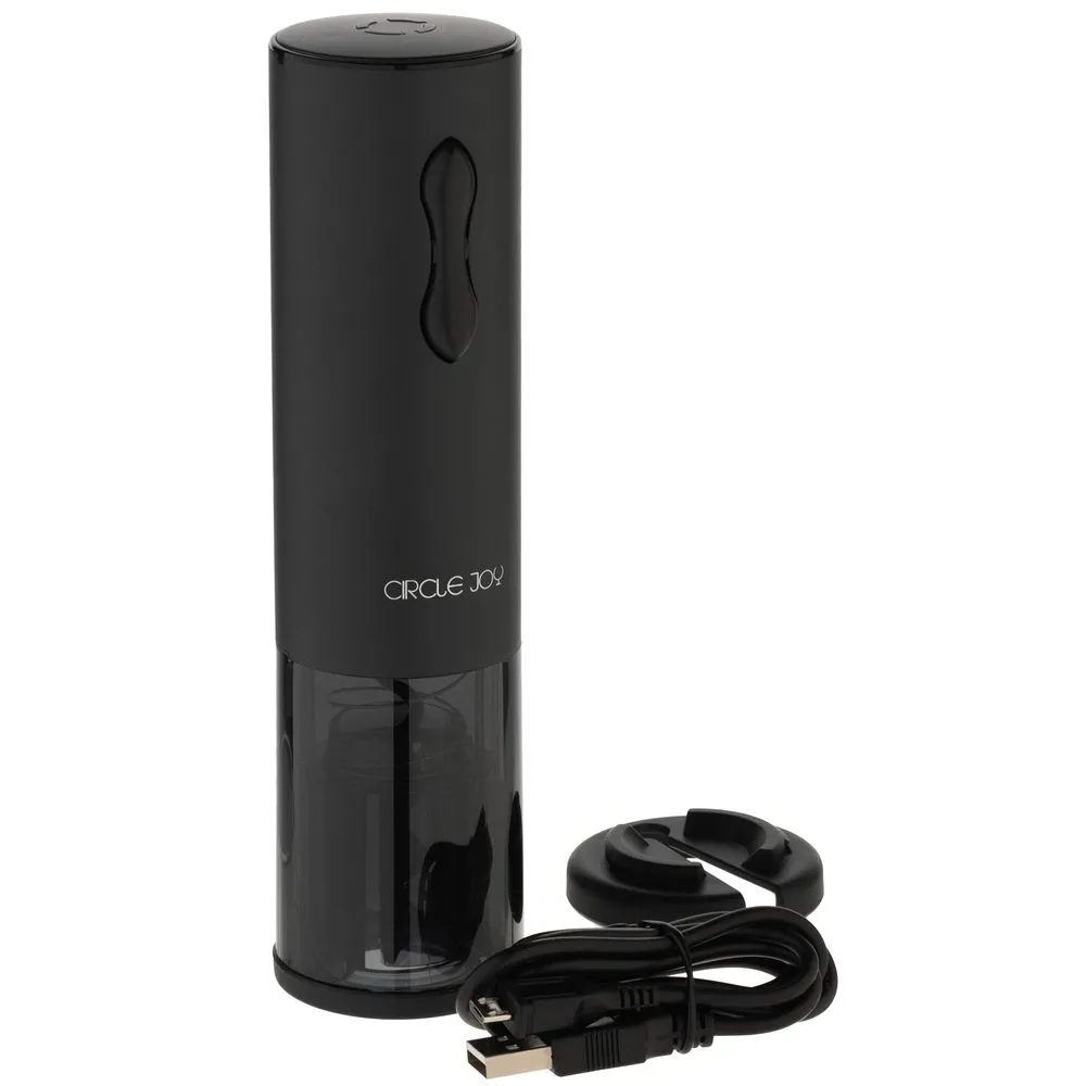 Электрический штопор Circle Joy Mini, черный заказать онлайн с вашим дизайном на заказ в Москве и области