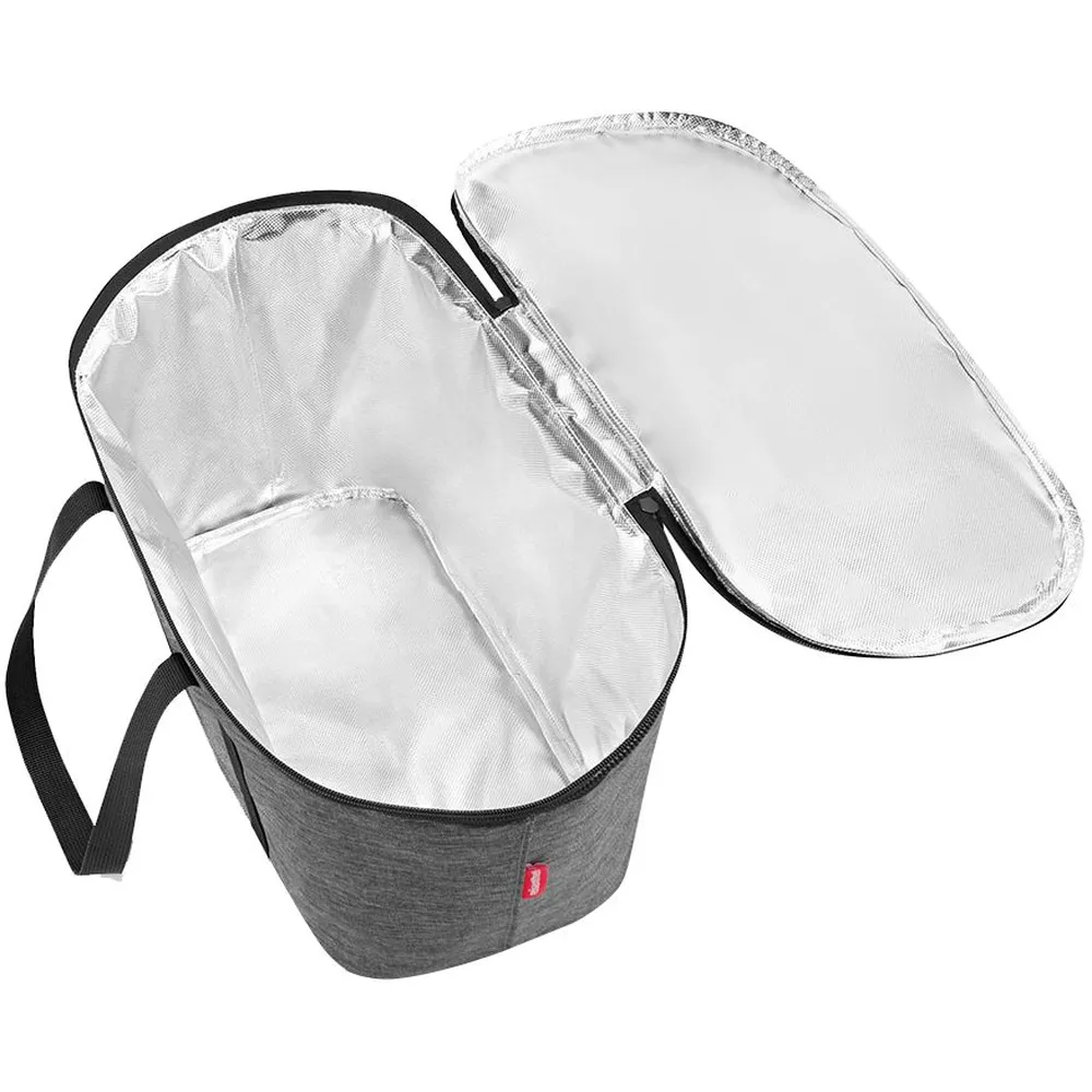Термосумка Coolerbag Twist, серый меланж заказать онлайн с вашим дизайном на заказ в Москве и области