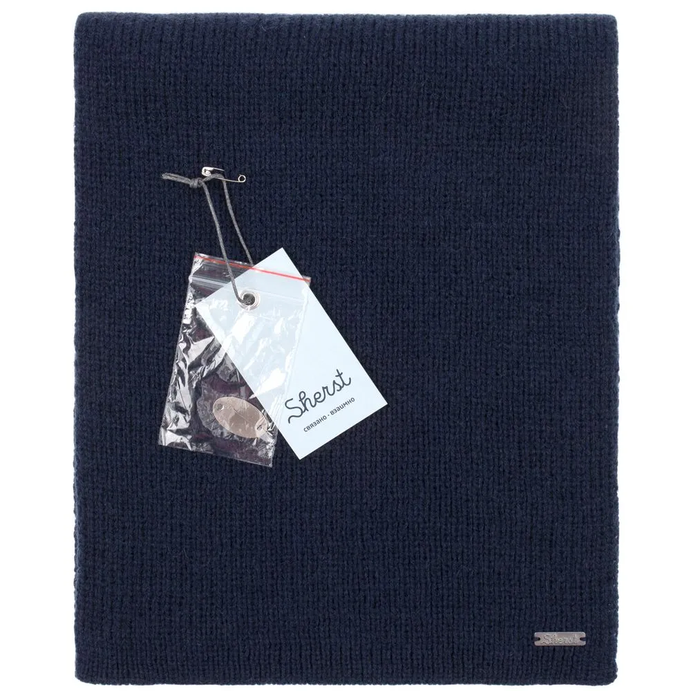 Шарф Bernard, темно-синий заказать онлайн с вашим дизайном на заказ в Москве и области