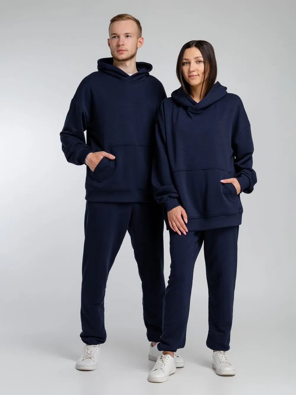 Худи оверсайз Kulonga Comfort, темно-синее, размер ХS/S заказать онлайн с вашим дизайном на заказ в Москве и области