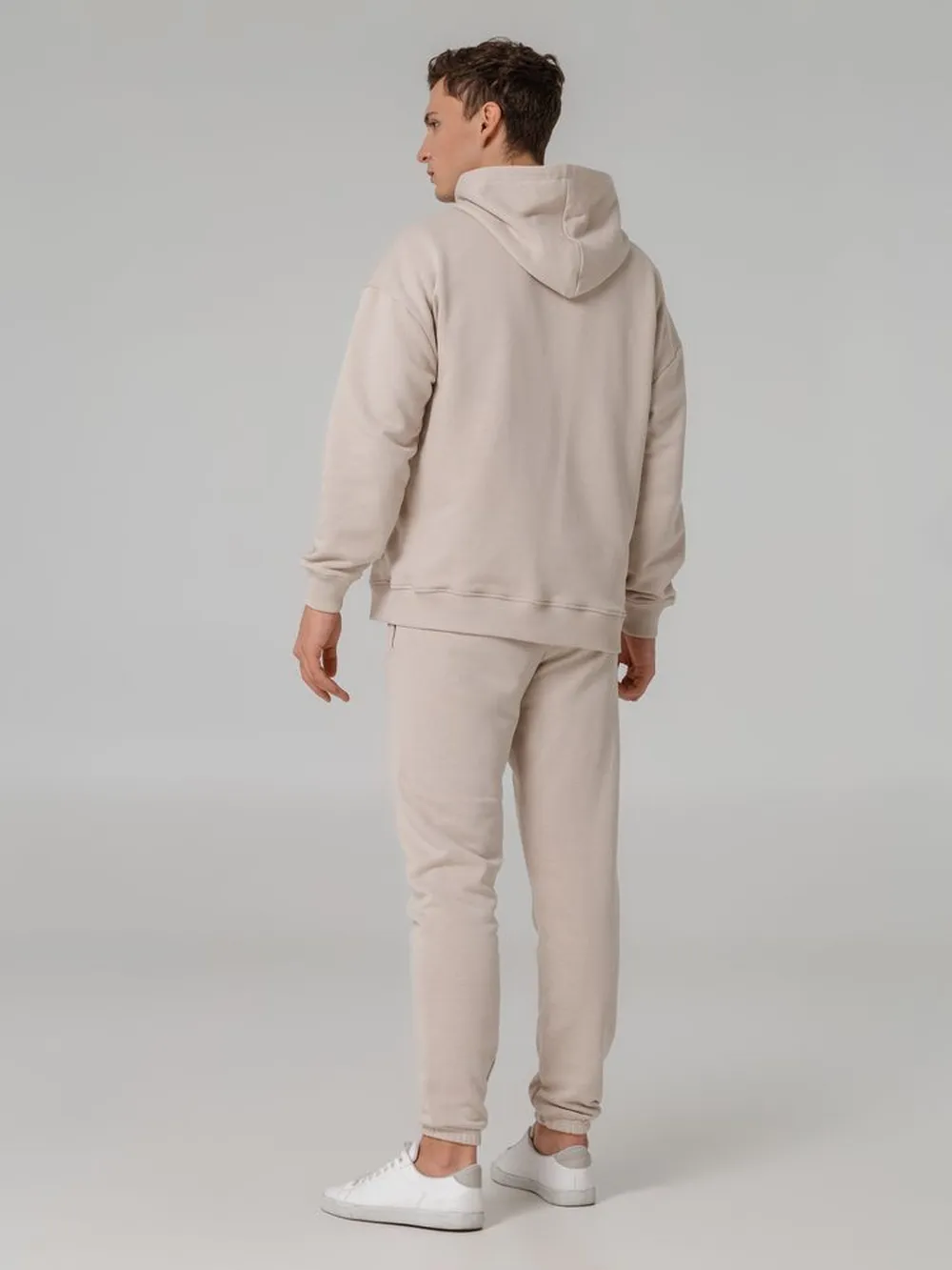 Джоггеры Comfort, бежевые заказать онлайн с вашим дизайном на заказ в Москве и области