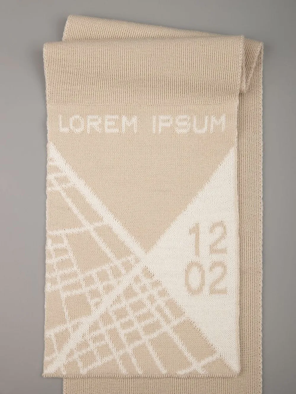 Шарф на заказ Tricksy Rand, S, полушерсть заказать онлайн с вашим дизайном на заказ в Москве и области