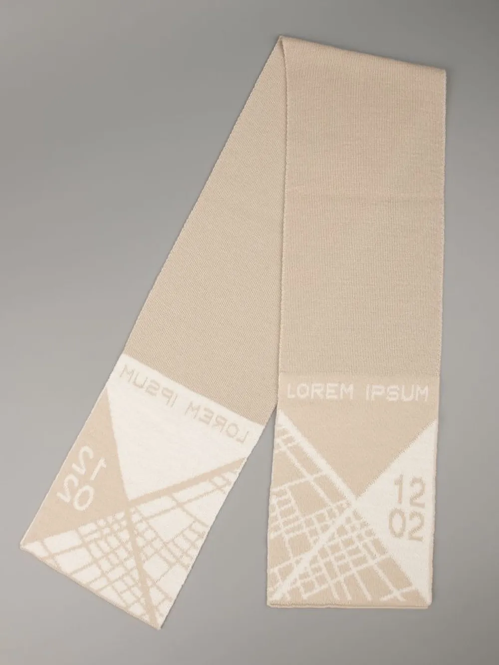 Шарф на заказ Tricksy Rand, S, полушерсть заказать онлайн с вашим дизайном на заказ в Москве и области