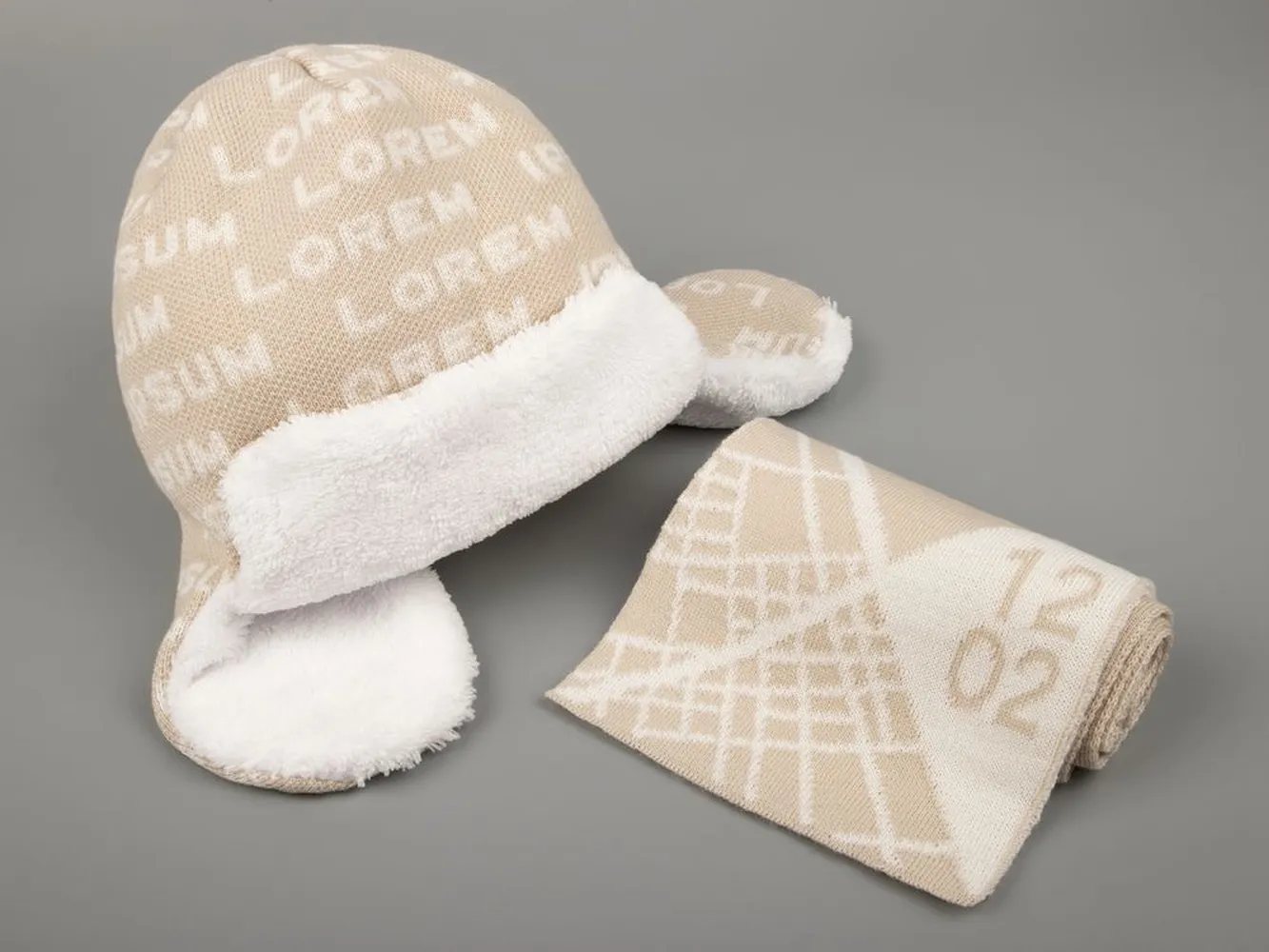 Шарф на заказ Tricksy Rand, S, полушерсть заказать онлайн с вашим дизайном на заказ в Москве и области