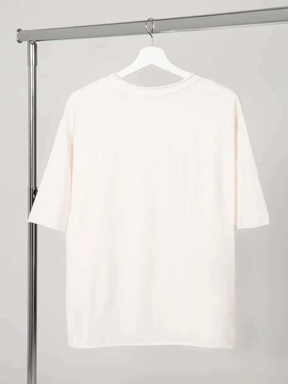 Футболка оверсайз Vozduh 2.0, кремовая, размер XL/ XXL заказать онлайн с вашим дизайном на заказ в Москве и области