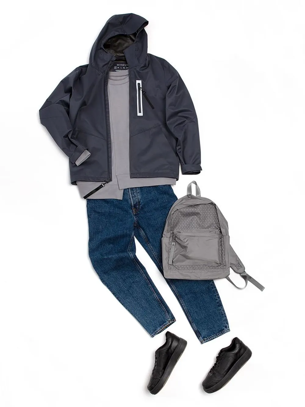 Свитшот Neofit, cветло-серый заказать онлайн с вашим дизайном на заказ в Москве и области