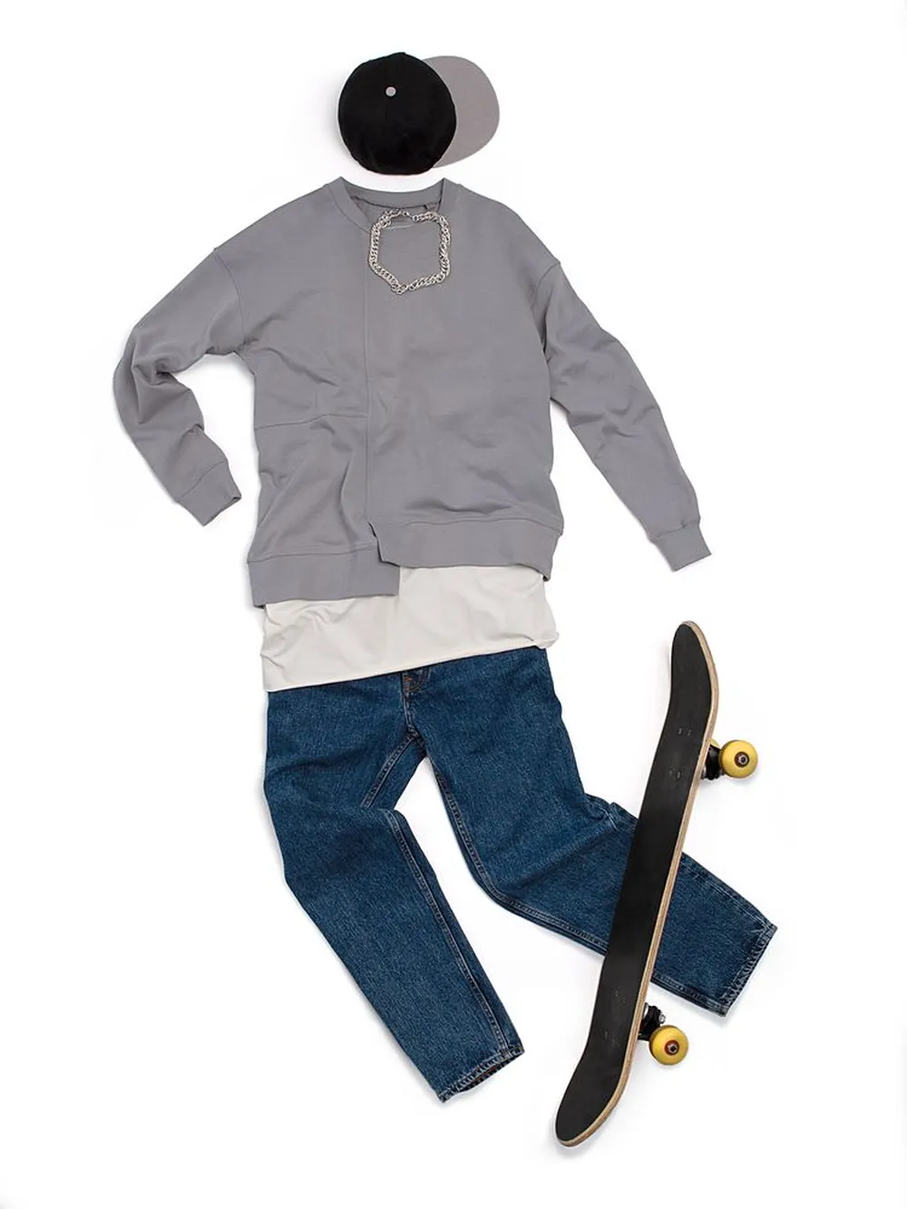 Свитшот Neofit, cветло-серый заказать онлайн с вашим дизайном на заказ в Москве и области