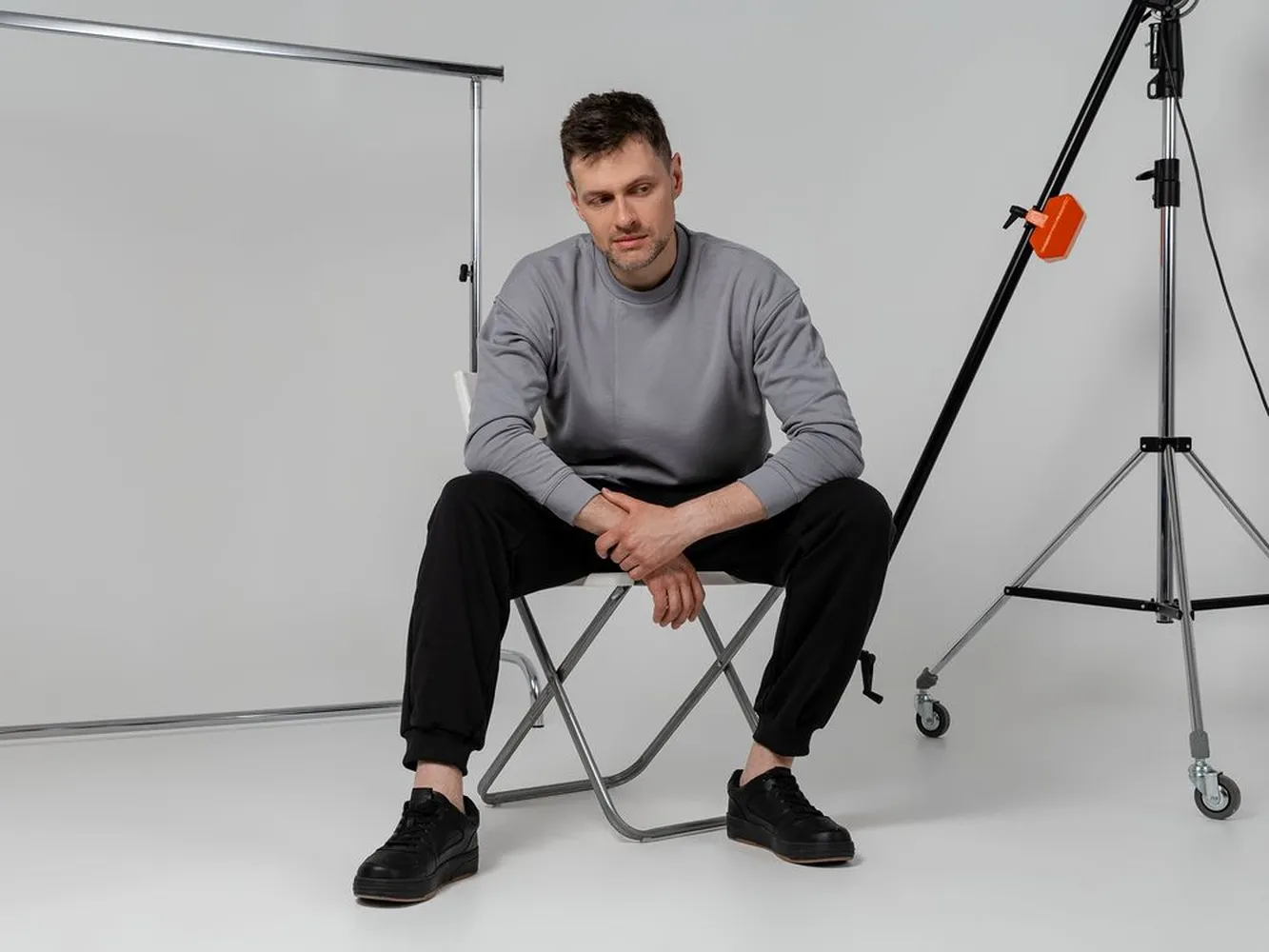 Свитшот Neofit, cветло-серый, размер M/L заказать онлайн с вашим дизайном на заказ в Москве и области