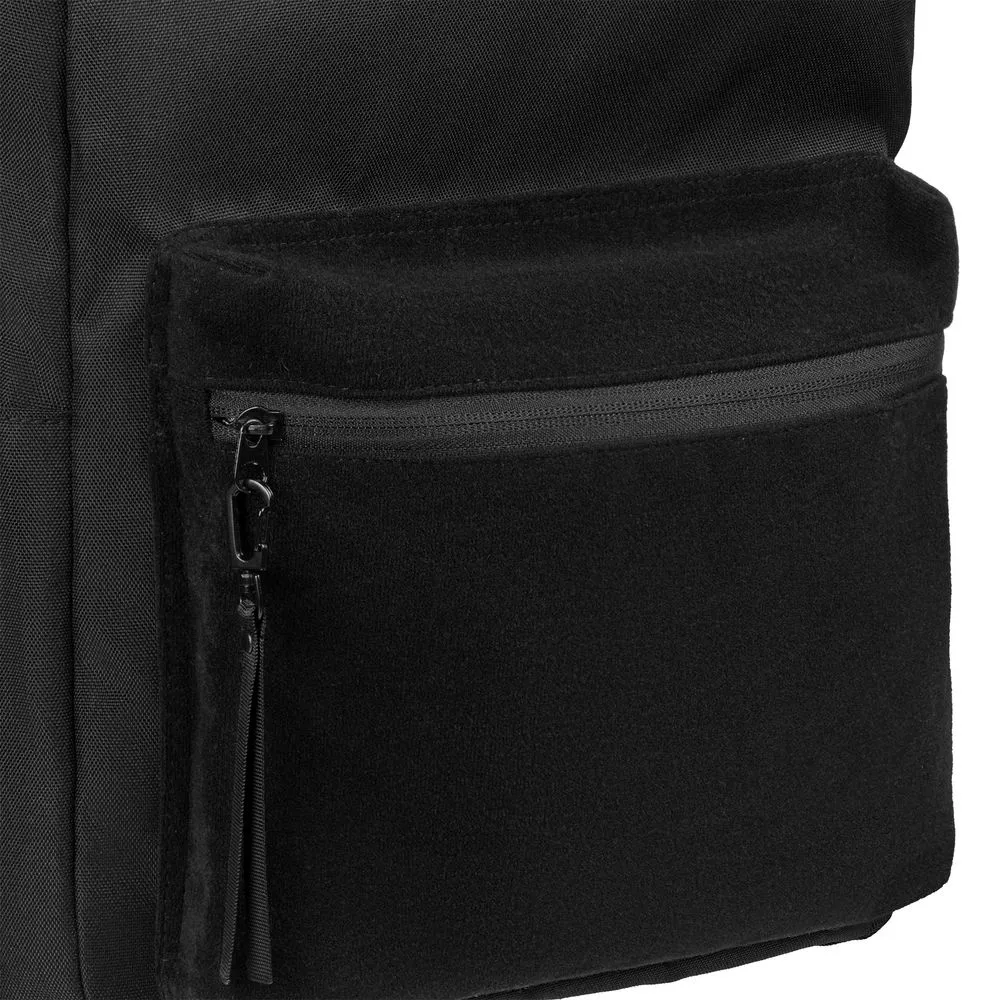Рюкзак Patch Catcher с карманом из липучки, черный заказать онлайн с вашим дизайном на заказ в Москве и области