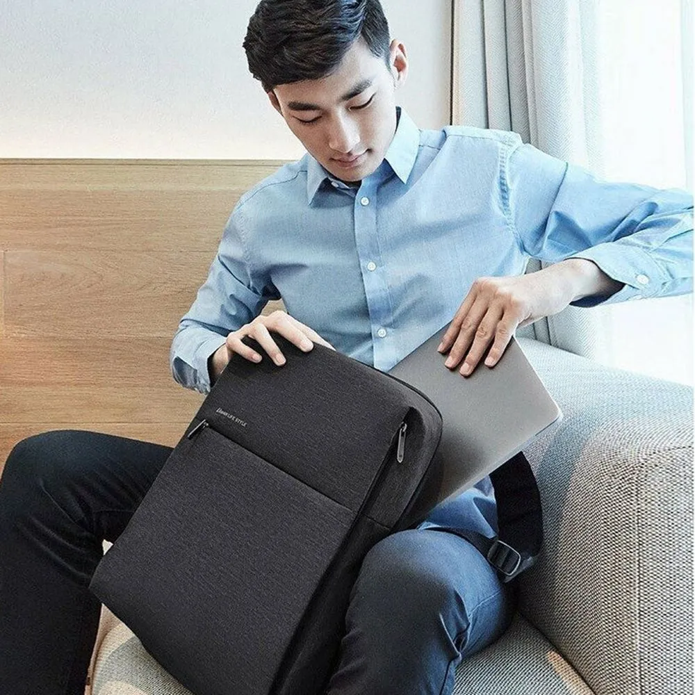 Рюкзак Mi City Backpack 2, темно-серый заказать онлайн с вашим дизайном на заказ в Москве и области