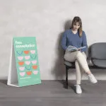Сигналы A-Frame из гофрированного пластика заказать онлайн с вашим дизайном на заказ в Москве и области