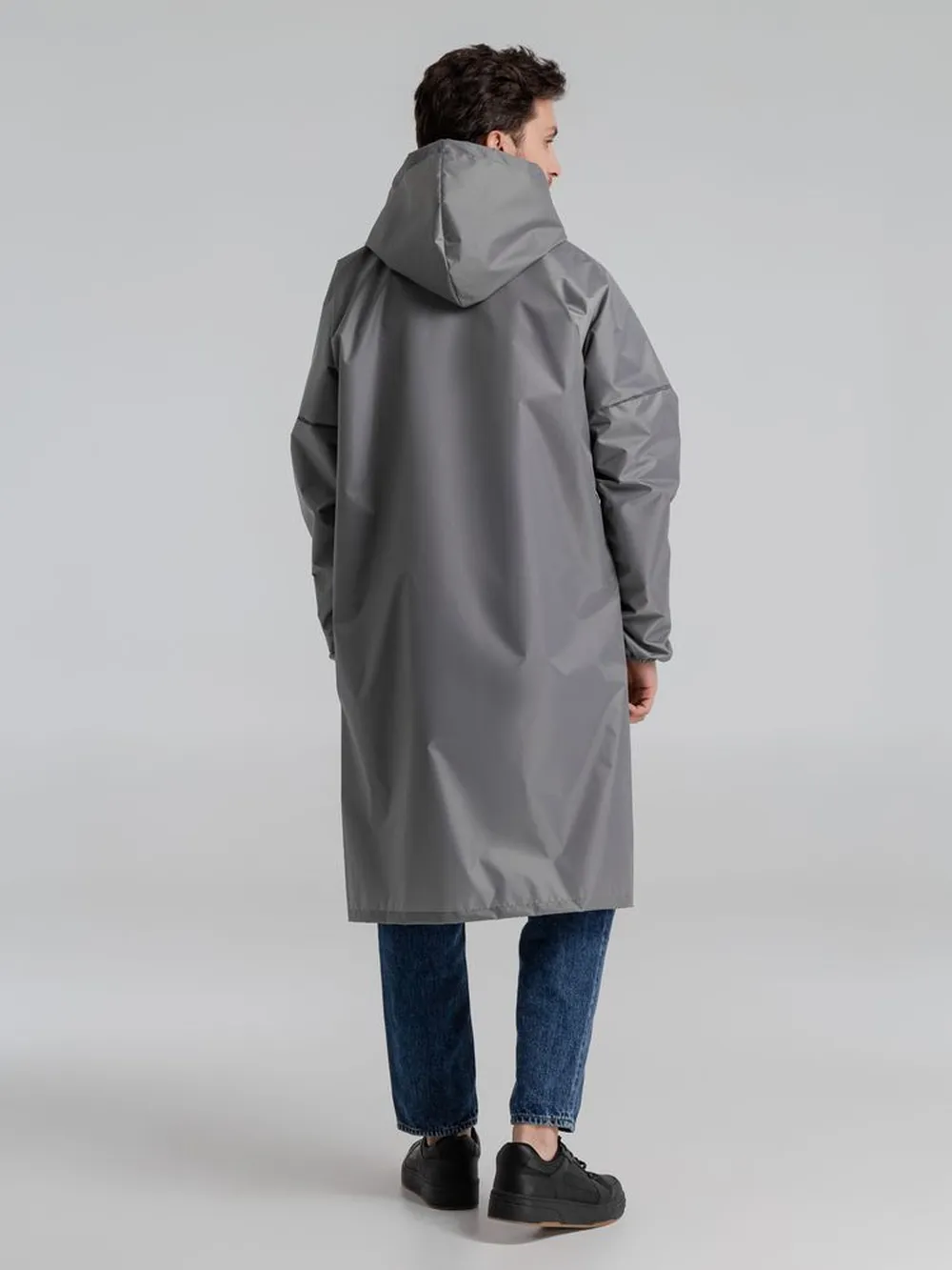 Дождевик со светоотражающими элементами Rainman Blink, серый, размер M заказать онлайн с вашим дизайном на заказ в Москве и области