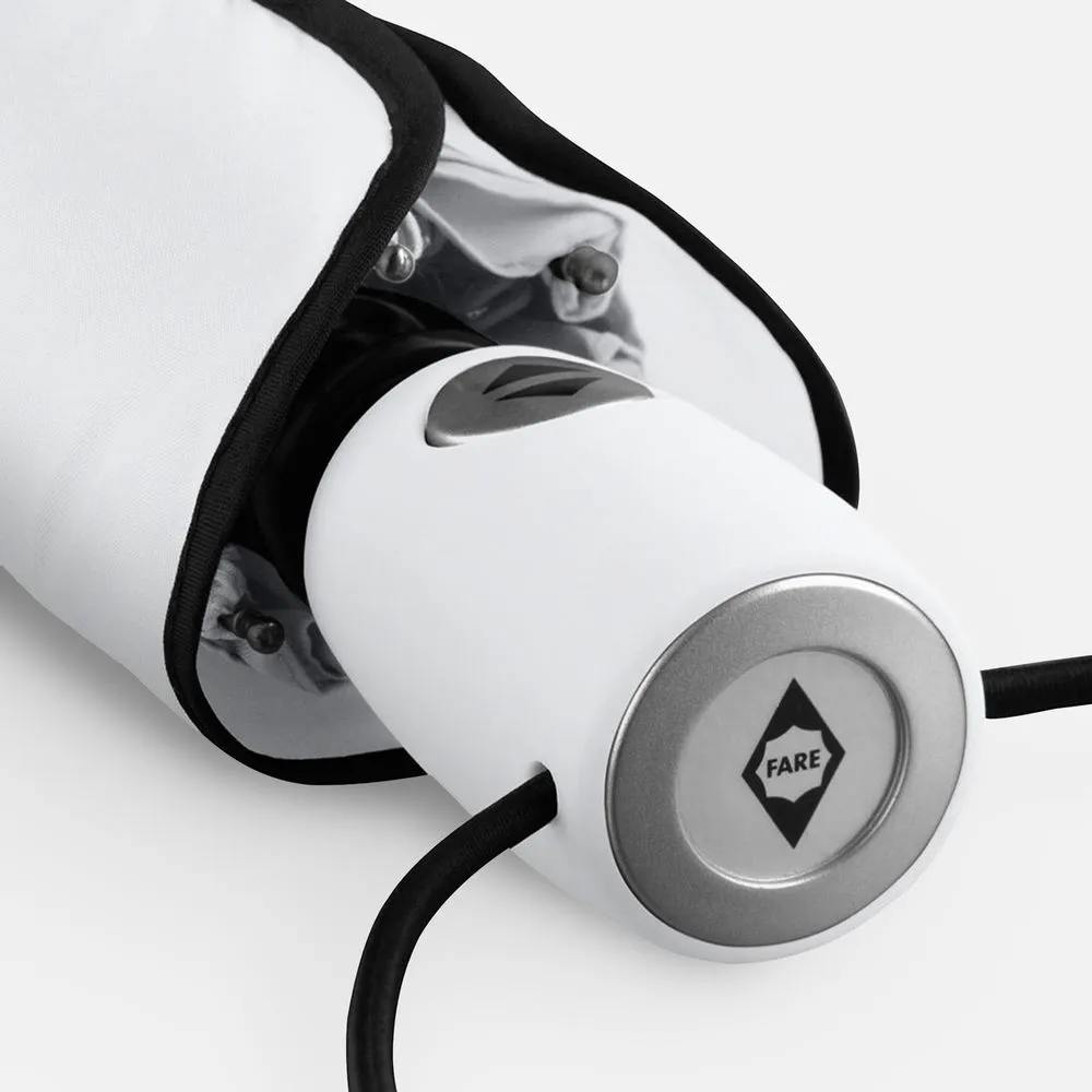 Зонт складной AOC, белый заказать онлайн с вашим дизайном на заказ в Москве и области