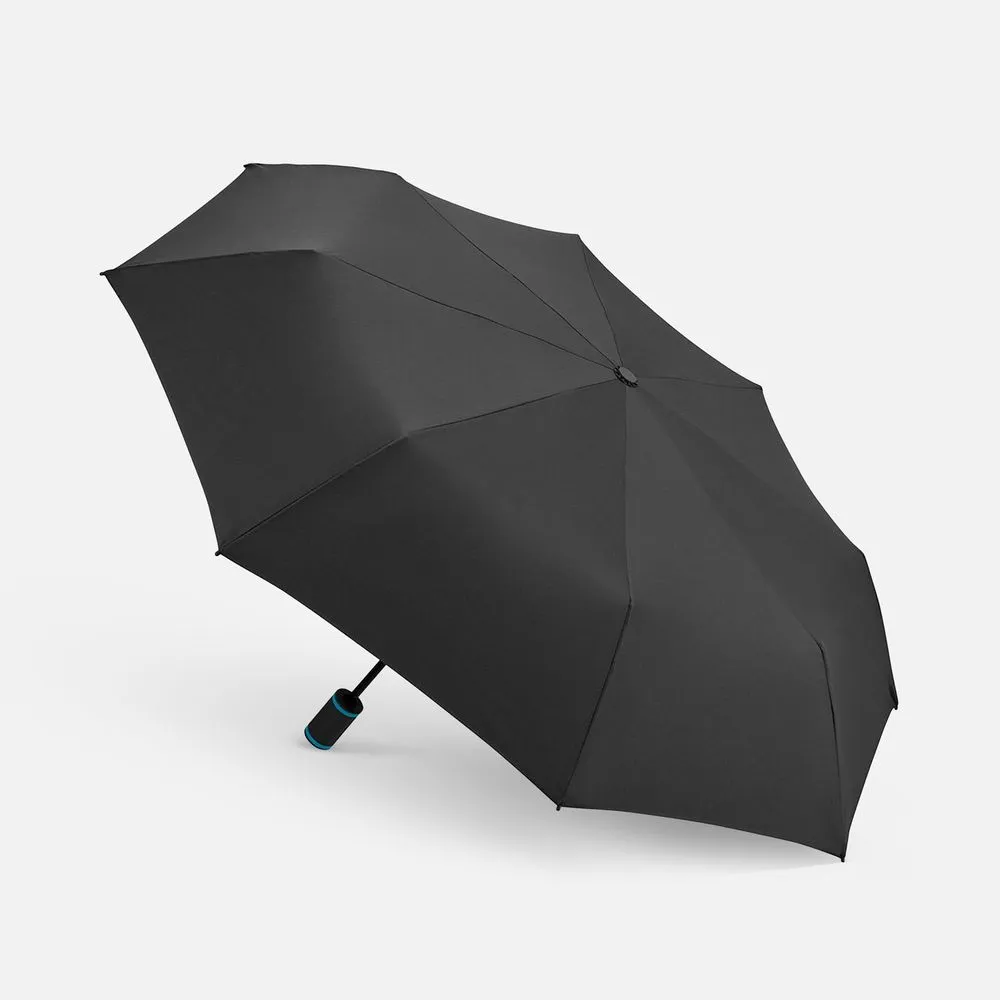 Зонт складной AOC Mini с цветными спицами, бирюзовый заказать онлайн с вашим дизайном на заказ в Москве и области