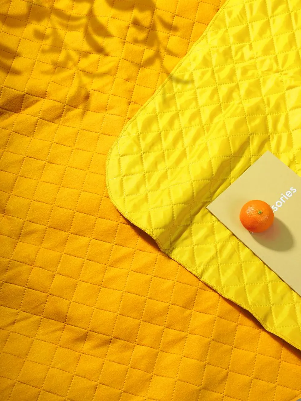 Плед для пикника Soft & Dry, желтый заказать онлайн с вашим дизайном на заказ в Москве и области