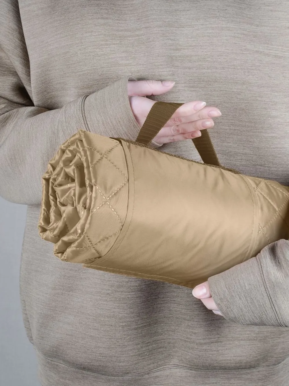 Плед для пикника Comfy, бежевый заказать онлайн с вашим дизайном на заказ в Москве и области