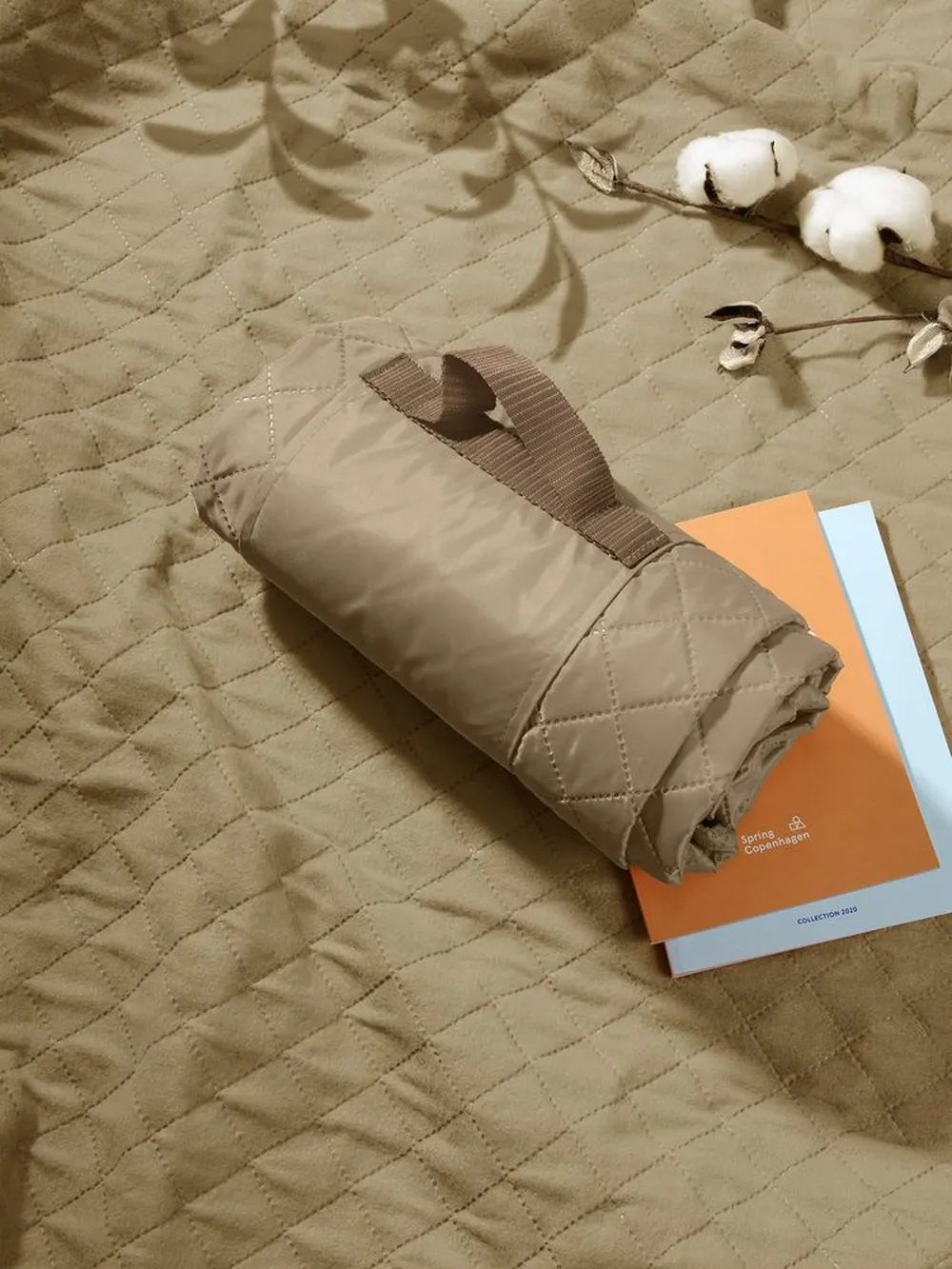 Плед для пикника Comfy, бежевый заказать онлайн с вашим дизайном на заказ в Москве и области