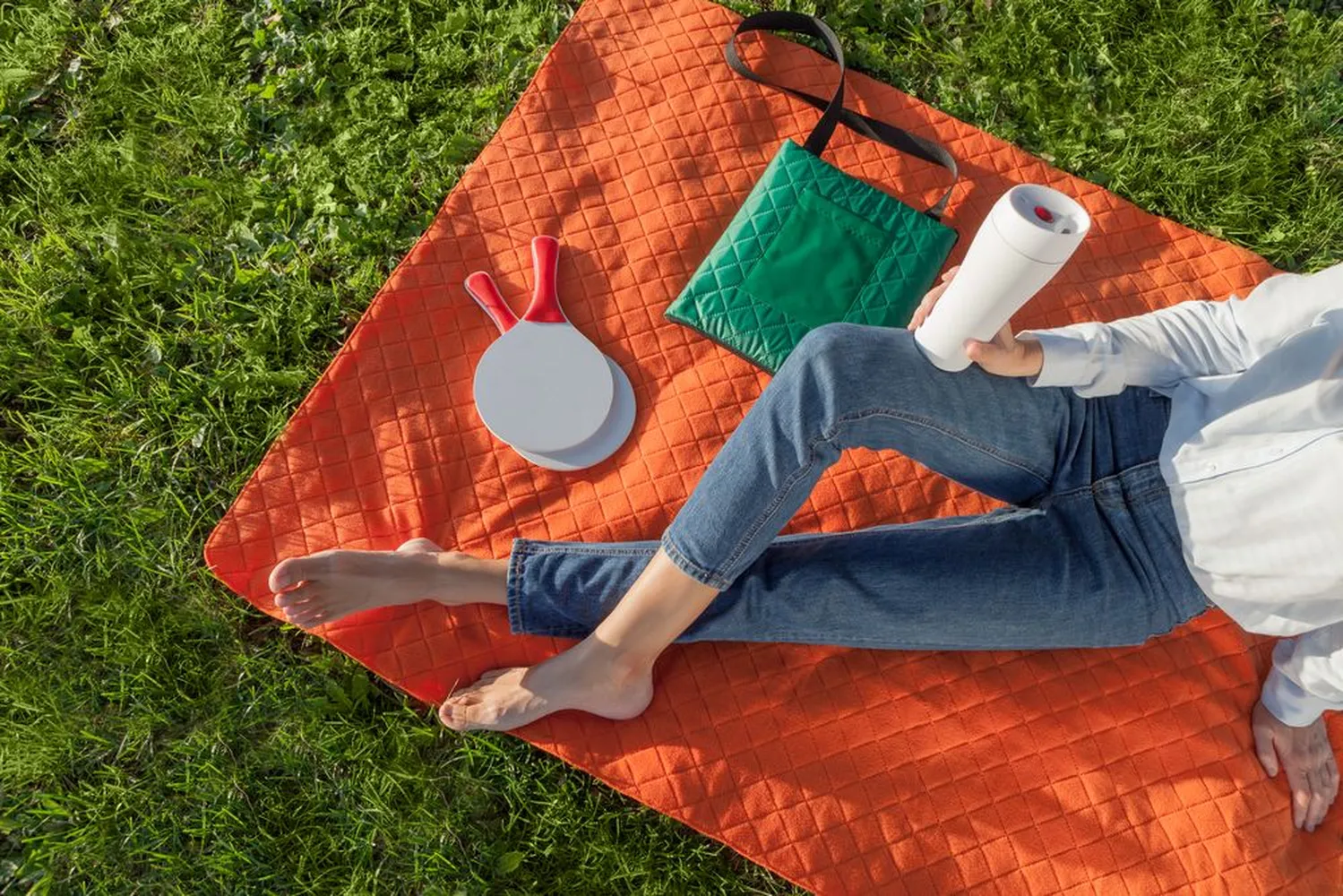 Плед для пикника Comfy, бежевый заказать онлайн с вашим дизайном на заказ в Москве и области