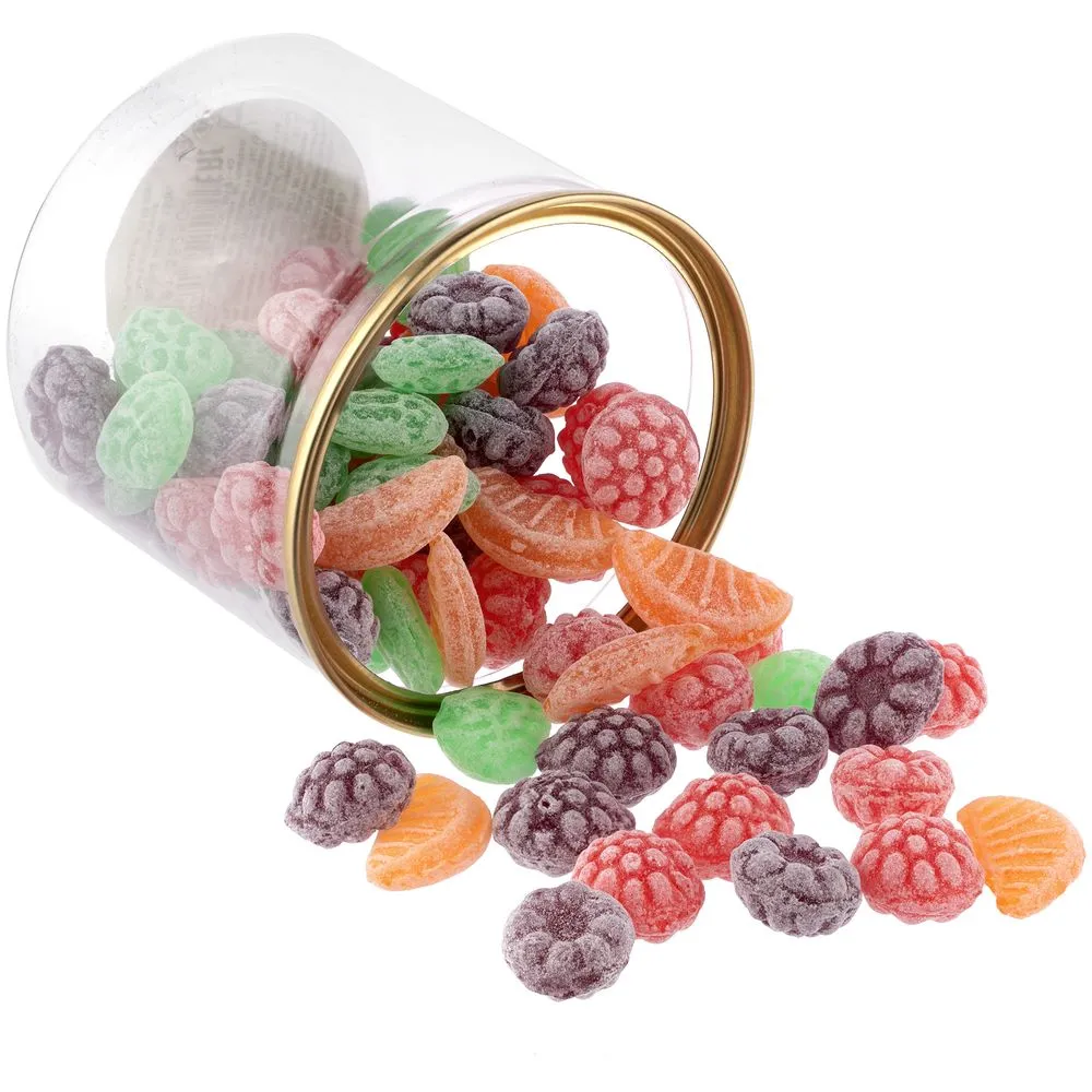 Карамель леденцовая Candy Crush, со вкусом фруктов, с прозрачной крышкой заказать онлайн с вашим дизайном на заказ в Москве и области