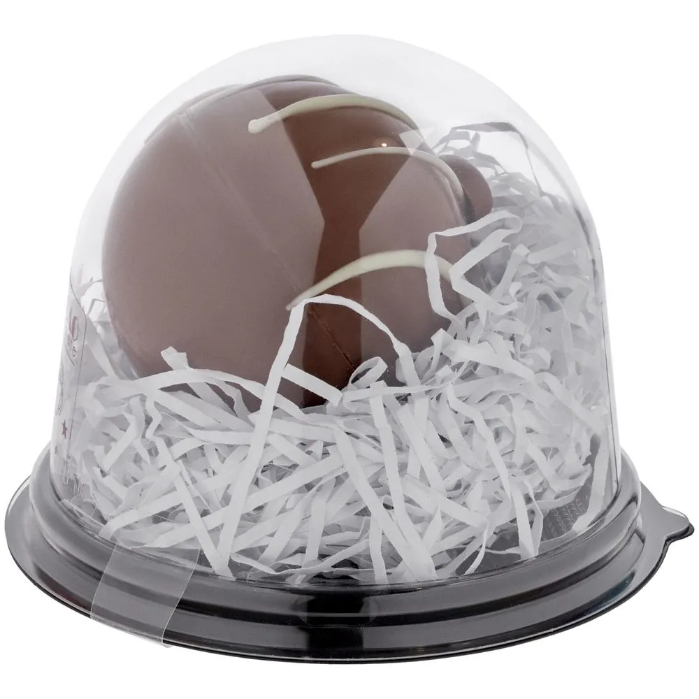 Шоколадная бомбочка «Клубника» заказать онлайн с вашим дизайном на заказ в Москве и области