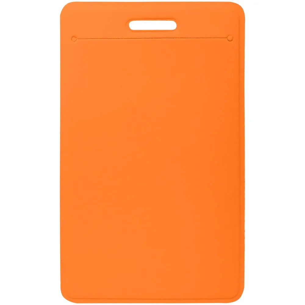 Чехол для пропуска с ретрактором Dorset, оранжевый заказать онлайн с вашим дизайном на заказ в Москве и области