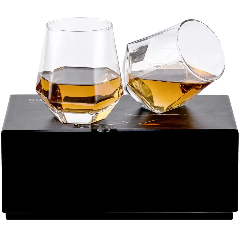 Набор из двух бокалов Diamond Cut заказать онлайн с вашим дизайном на заказ в Москве и области