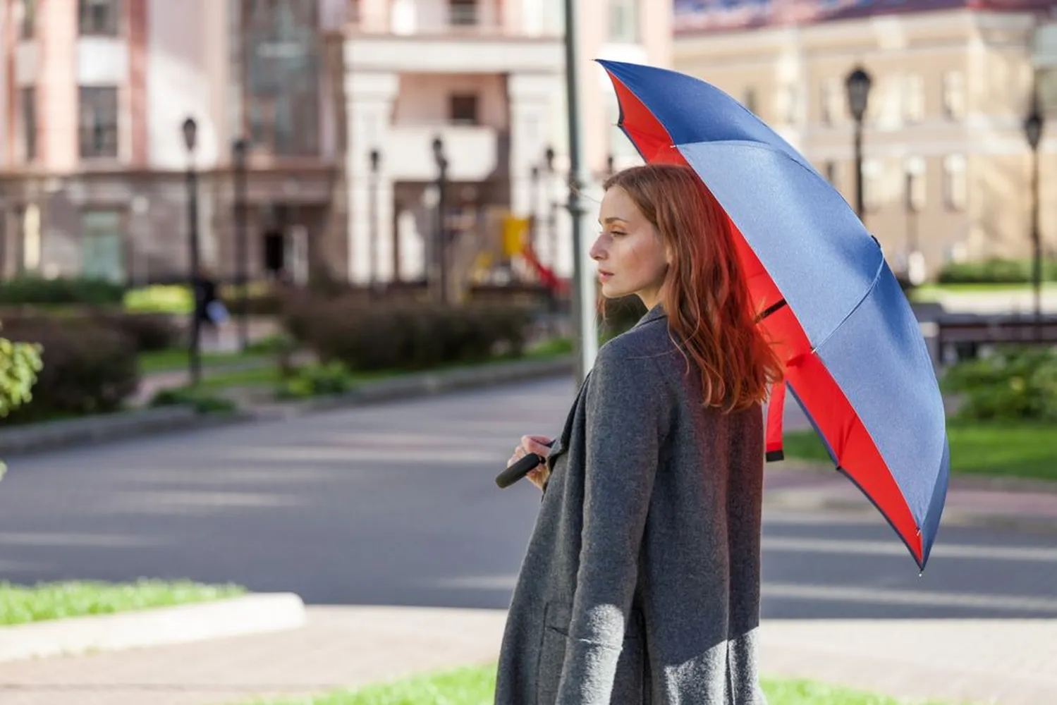 Зонт наоборот Style, трость, черный заказать онлайн с вашим дизайном на заказ в Москве и области