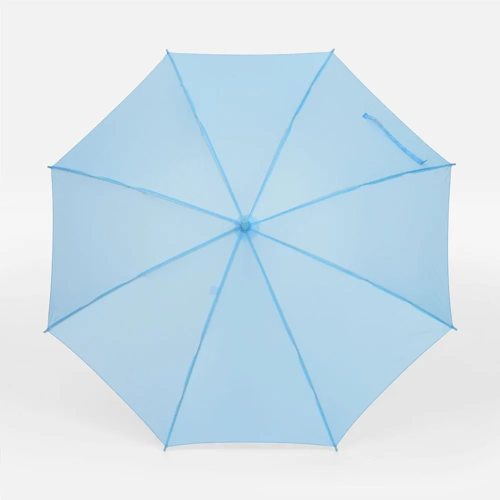 Зонт-трость Promo, голубой заказать онлайн с вашим дизайном на заказ в Москве и области