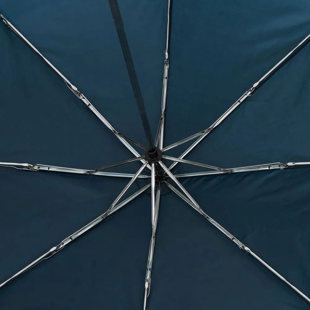 Зонт складной Basic, темно-синий заказать онлайн с вашим дизайном на заказ в Москве и области