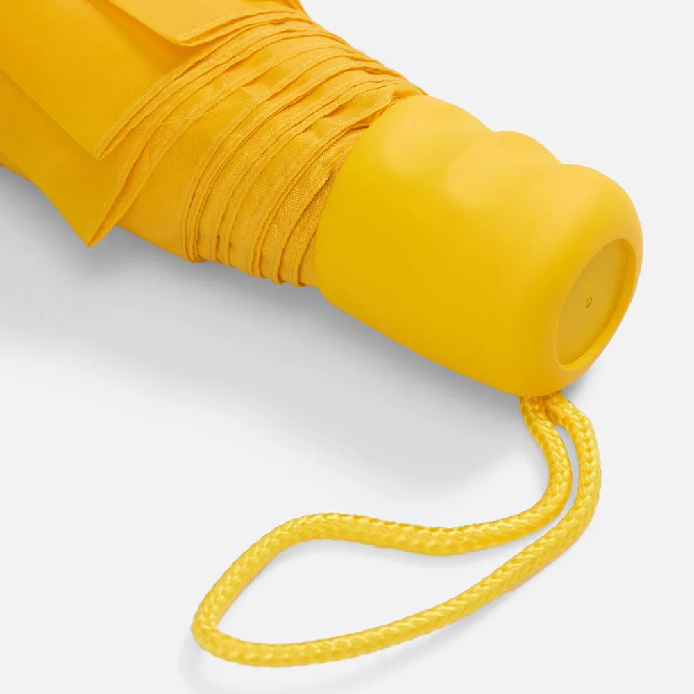 Зонт складной Basic, желтый заказать онлайн с вашим дизайном на заказ в Москве и области