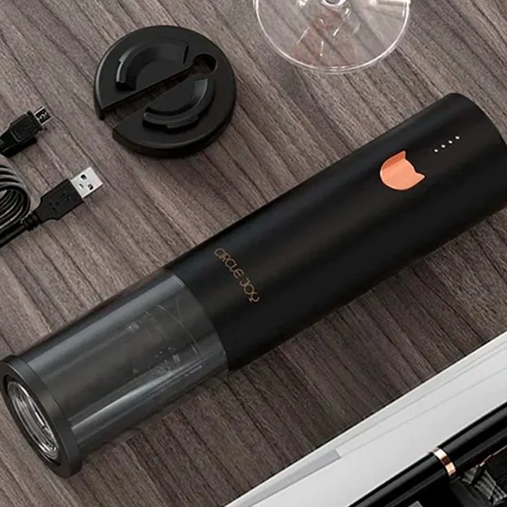 Электрический штопор Circle Joy Electric, черный заказать онлайн с вашим дизайном на заказ в Москве и области
