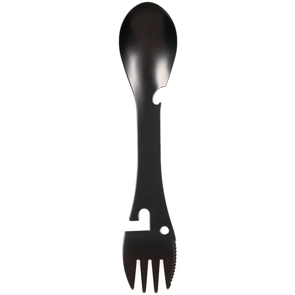Походный столовый прибор Full Spoon, черный заказать онлайн с вашим дизайном на заказ в Москве и области