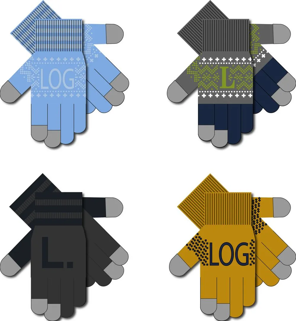 Сенсорные перчатки на заказ Guanti Tok, акрил, размер S/M заказать онлайн с вашим дизайном на заказ в Москве и области